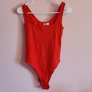 Red bodysuit